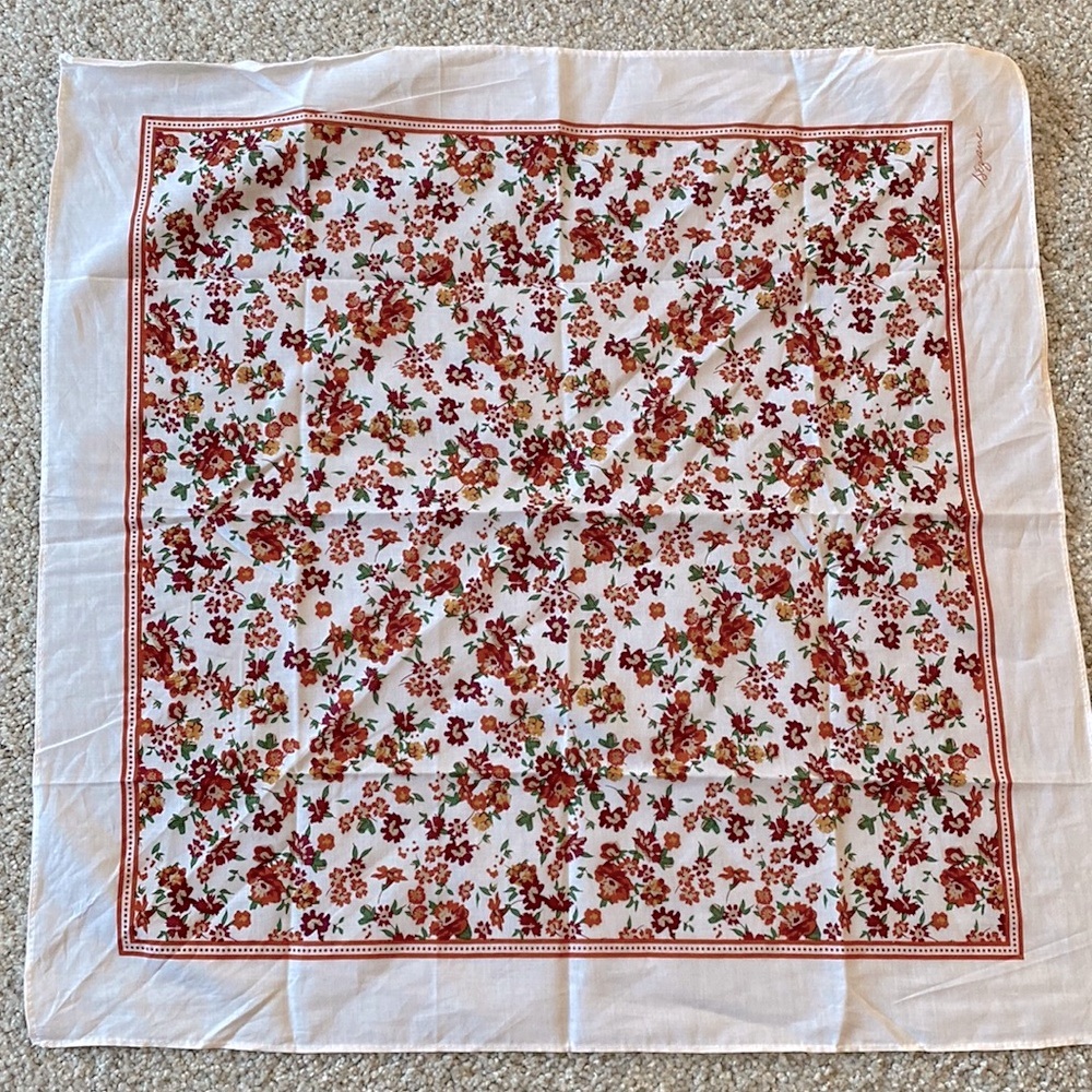 Sézane floral scarf
